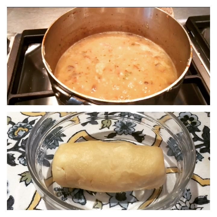 Gravy base (sautéed shallot, mushroom, goblet, neck meat, fresh thyme