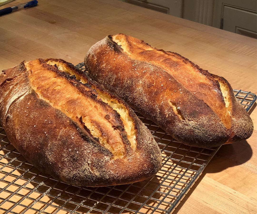 Rustic white sourdough